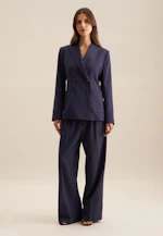 Regular Blazer Uni in Bleu Foncé |  Seidensticker Onlineshop