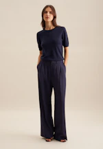 Regular Trousers Uni in Dark Blue |  Seidensticker Onlineshop
