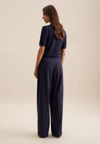 Regular Hose Uni in Dunkelblau |  Seidensticker Onlineshop