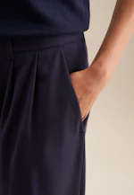 Regular Trousers Uni in Dark Blue |  Seidensticker Onlineshop