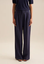 Regular Trousers Uni in Dark Blue |  Seidensticker Onlineshop
