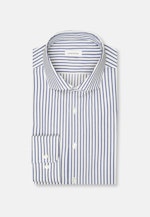 Slim Business Hemd Streifen in Mittelblau |  Seidensticker Onlineshop