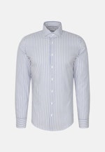 Slim Business Hemd Streifen in Mittelblau |  Seidensticker Onlineshop