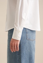Hemdbluse Uni in Optical White |  Seidensticker Onlineshop