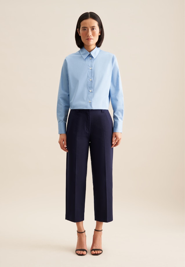 Hemdbluse Uni in Light Blue |  Seidensticker Onlineshop