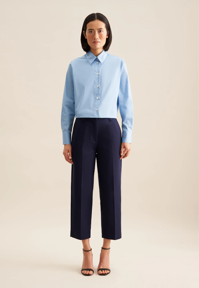 Hemdbluse aus Baumwolltwill in Hellblau |  Seidensticker Onlineshop