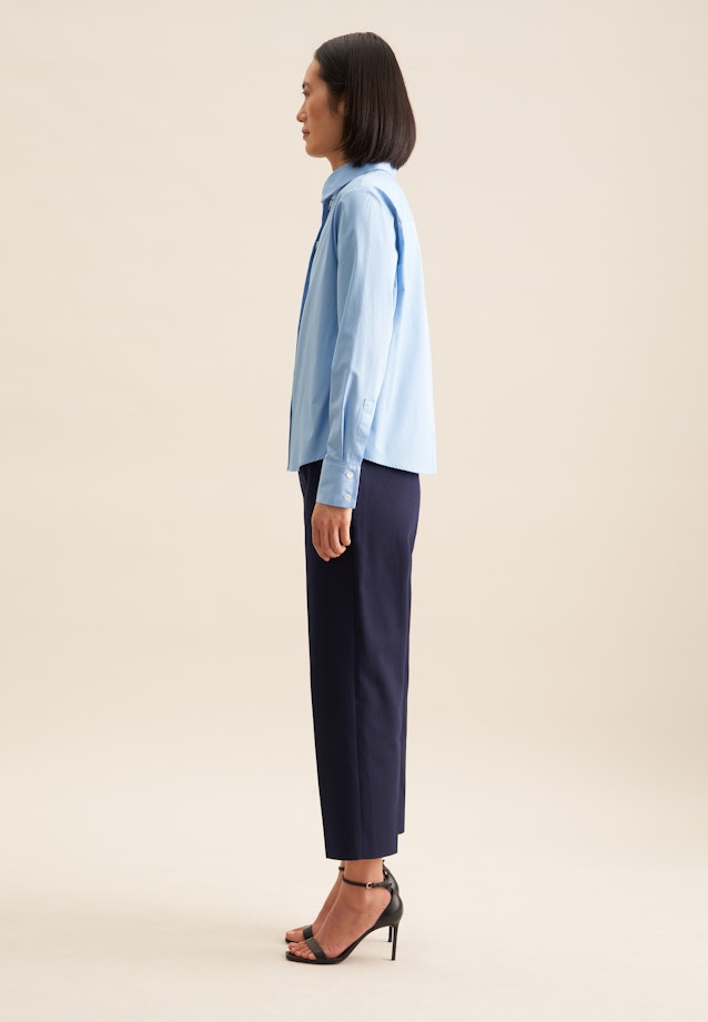 Hemdbluse Uni in Light Blue |  Seidensticker Onlineshop