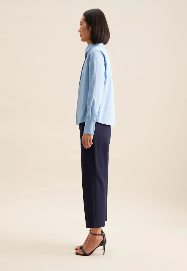 Hemdbluse aus Baumwolltwill in Hellblau |  Seidensticker Onlineshop