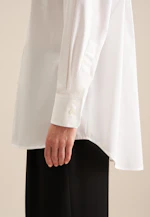 Chemisier long Uni in Blanc |  Seidensticker Onlineshop