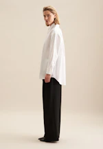 Chemisier long Uni in Blanc |  Seidensticker Onlineshop