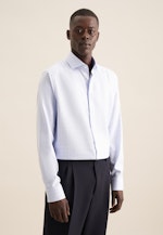 Regular Business shirt Check in Light Blue |  Seidensticker Onlineshop
