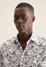 Regular Chemise d'affaires Imprimé in Orange |  Seidensticker Onlineshop