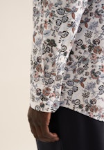 Regular Business shirt Print in Orange |  Seidensticker Onlineshop