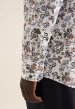 Regular Chemise d'affaires Imprimé in Orange |  Seidensticker Onlineshop