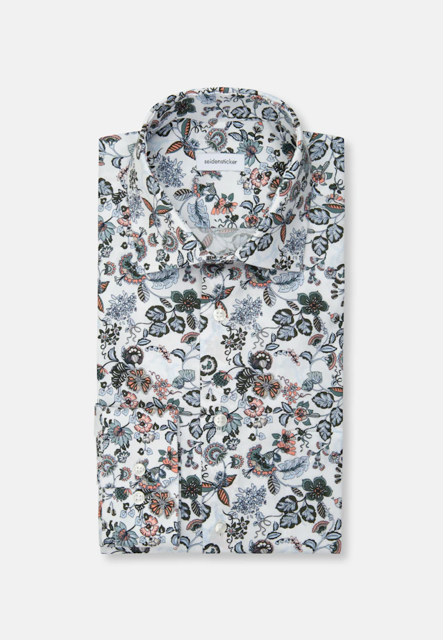 Regular Chemise d'affaires Imprimé in Orange |  Seidensticker Onlineshop