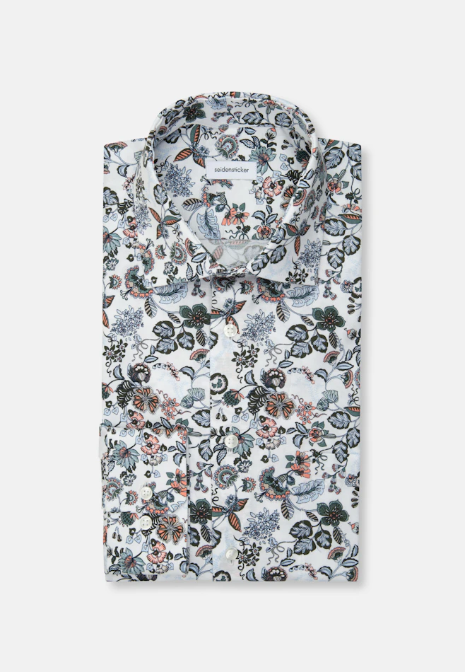 Regular Chemise d'affaires Imprimé dans Orange | Boutique en ligne Seidensticker