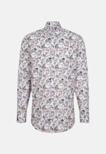 Regular Chemise d'affaires Imprimé in Orange |  Seidensticker Onlineshop