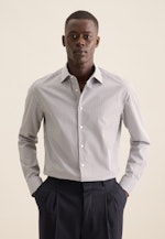 Slim Business Hemd Druck in Grün |  Seidensticker Onlineshop