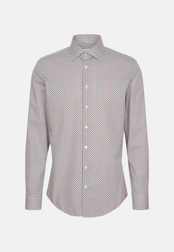 Slim Business Hemd Druck in Grün |  Seidensticker Onlineshop