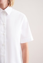 Hemdbluse Uni in Optical White |  Seidensticker Onlineshop