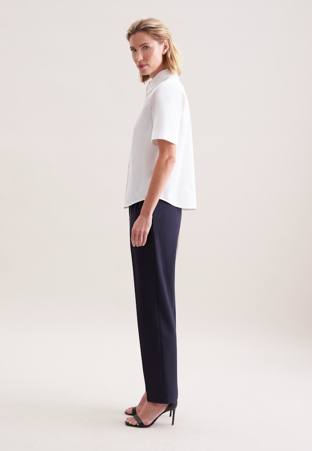 Hemdbluse Uni in Optical White |  Seidensticker Onlineshop