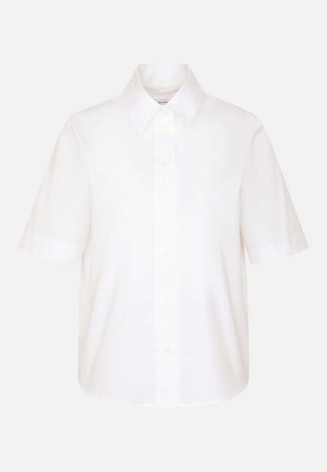 Hemdbluse Uni in Optical White |  Seidensticker Onlineshop