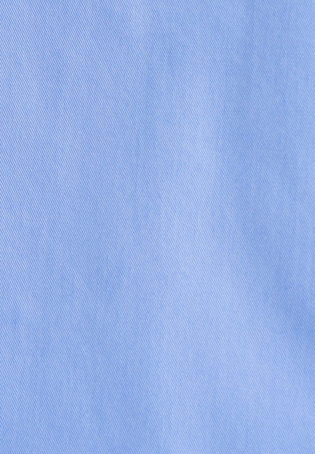 Hemdbluse Uni in Mittelblau |  Seidensticker Onlineshop