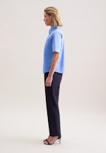 Hemdbluse Uni in Mid Blue |  Seidensticker Onlineshop