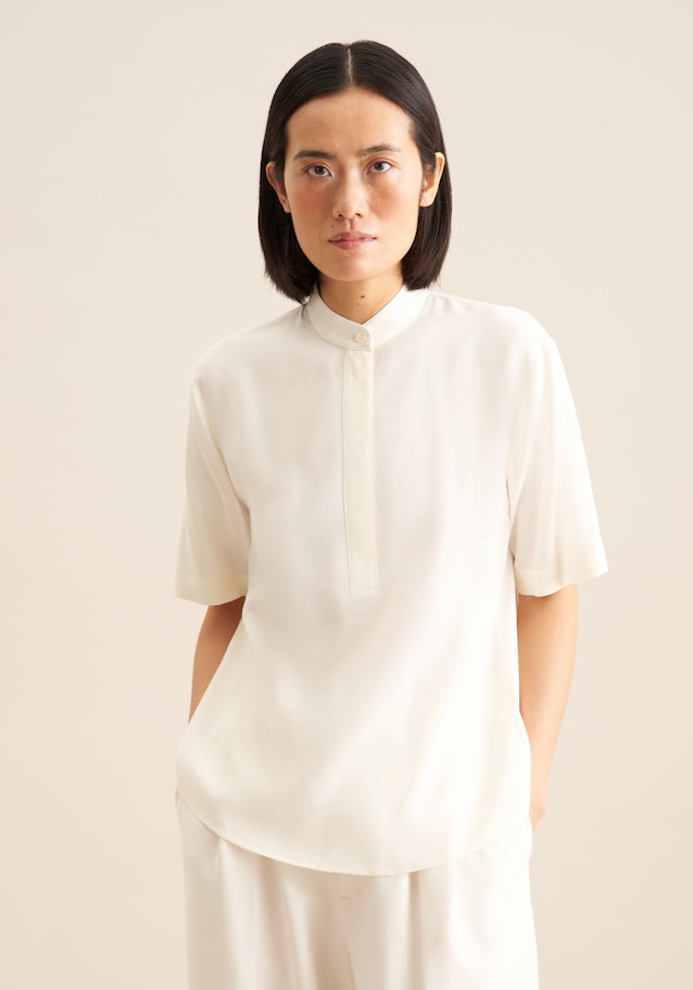 Shirtbluse Uni in Ecru | Seidensticker Onlineshop