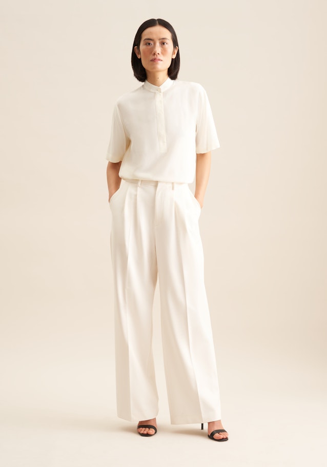 Shirtbluse Uni in Ecru | Seidensticker Onlineshop