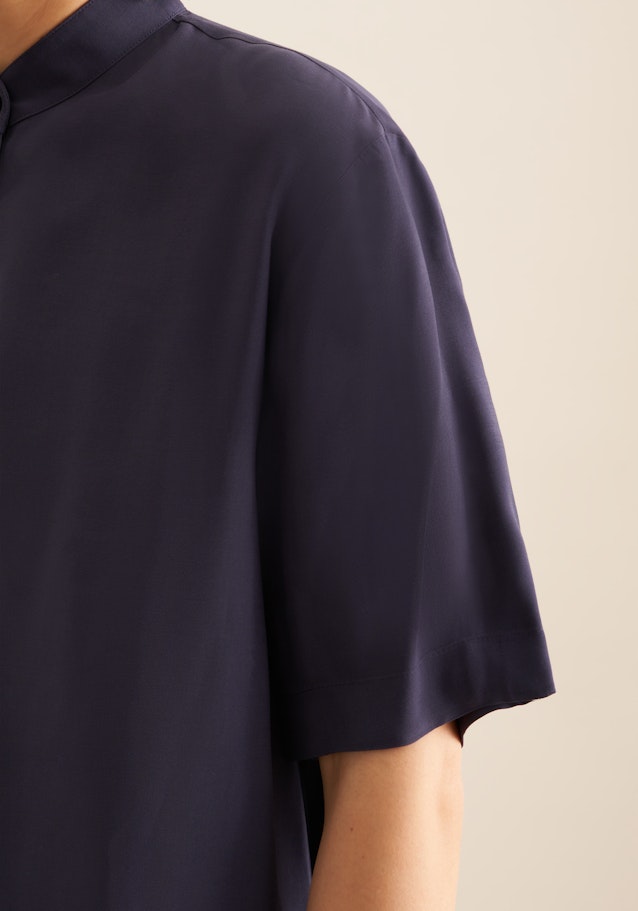 Shirtbluse Uni in Dunkelblau | Seidensticker Onlineshop