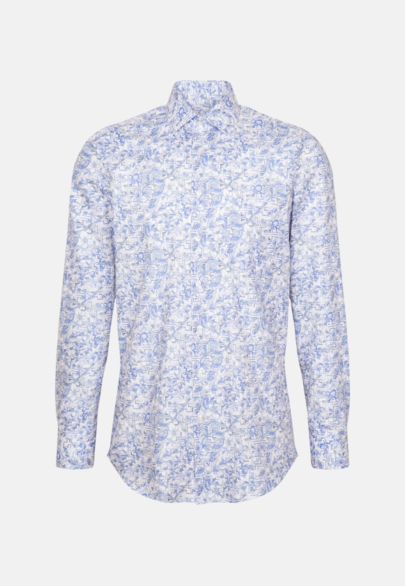 Regular Business Hemd Floral in Hellblau |  Seidensticker Onlineshop