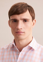 Comfort Business Hemd Karo in Orange |  Seidensticker Onlineshop