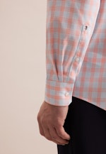 Comfort Business Hemd Karo in Orange |  Seidensticker Onlineshop