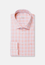 Comfort Business Hemd Karo in Orange |  Seidensticker Onlineshop