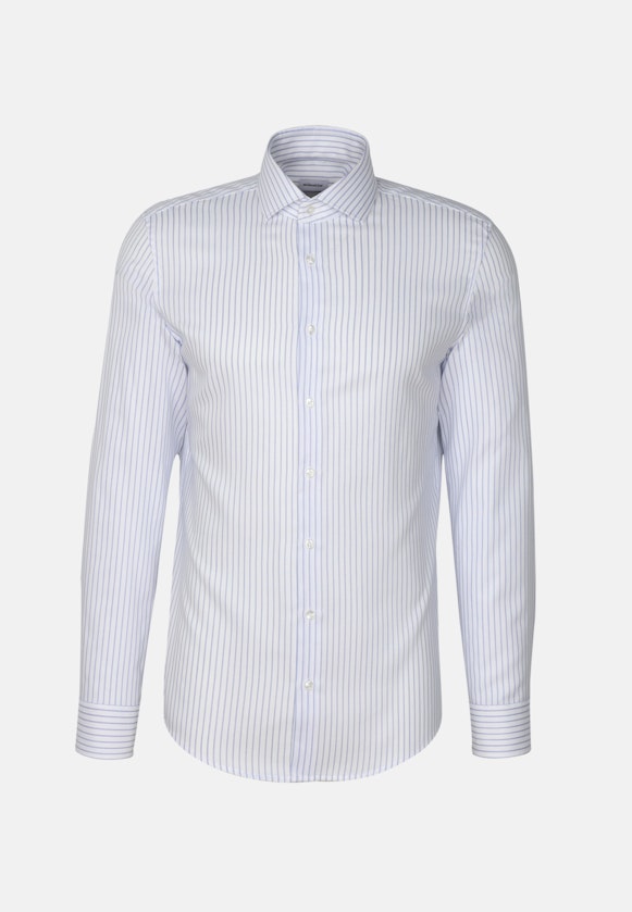 Shaped Business Hemd Streifen in Hellblau |  Seidensticker Onlineshop