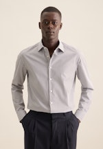Shaped Business Shirt Print in Green |  Seidensticker Onlineshop