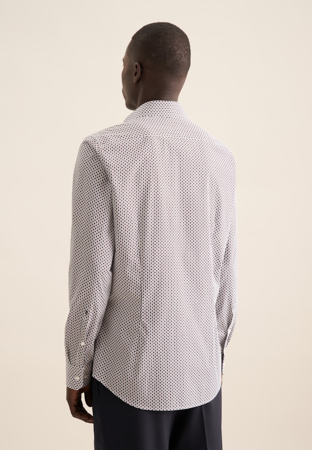Shaped Business Shirt Print in Green |  Seidensticker Onlineshop