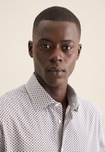 Shaped Business Hemd Druck in Grün |  Seidensticker Onlineshop