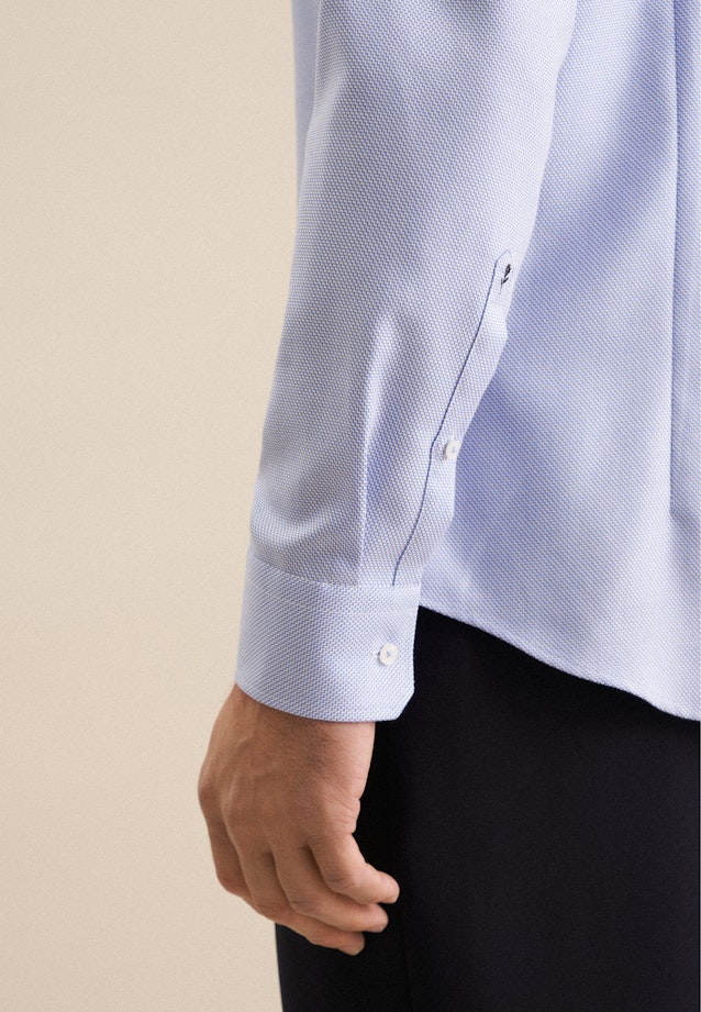 Shaped Chemise d'affaires Petit motif in Bleu Clair |  Seidensticker Onlineshop