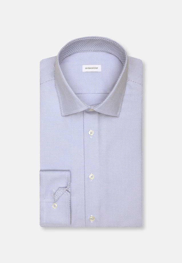 Shaped Chemise d'affaires Petit motif in Bleu Clair |  Seidensticker Onlineshop