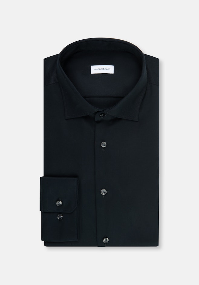 X-Slim Chemise d'affaires Uni dans Noir | Boutique en ligne Seidensticker