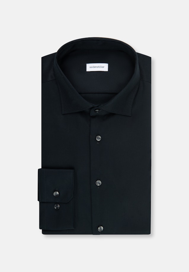 X-Slim Business Hemd Uni in Schwarz |  Seidensticker Onlineshop