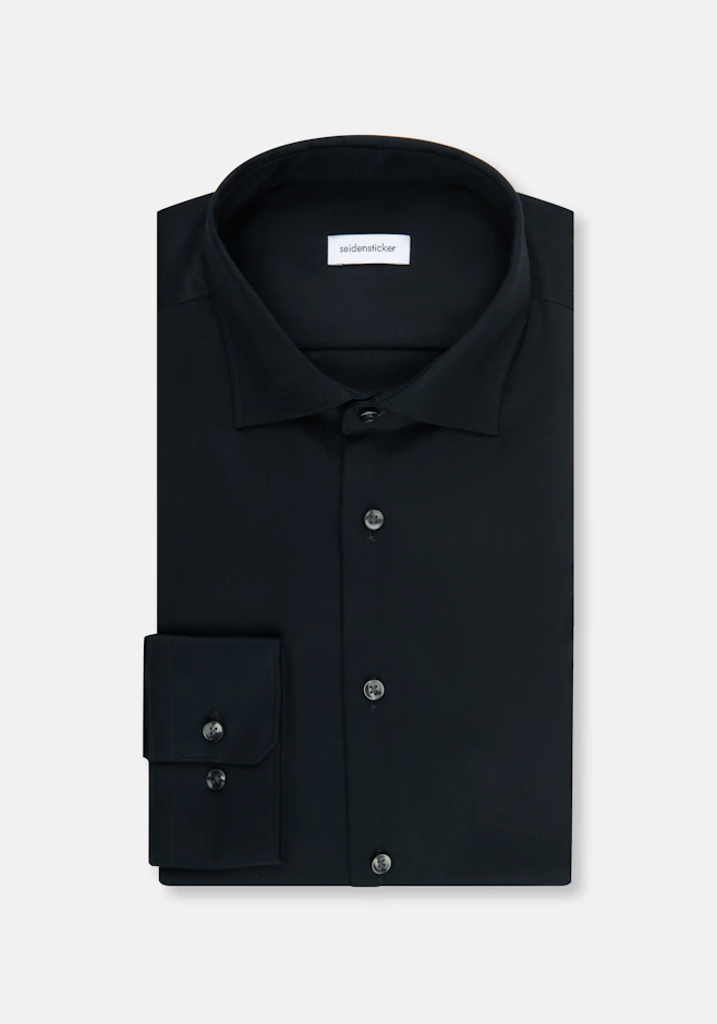 X-Slim Chemise d'affaires Uni dans Noir | Boutique en ligne Seidensticker