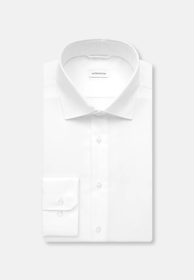X-Slim Business Hemd Uni in Weiß |  Seidensticker Onlineshop