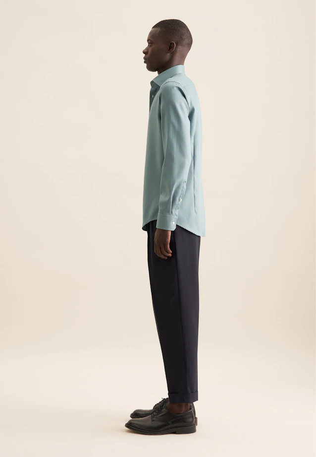 X-Slim Business shirt Uni in Green |  Seidensticker Onlineshop