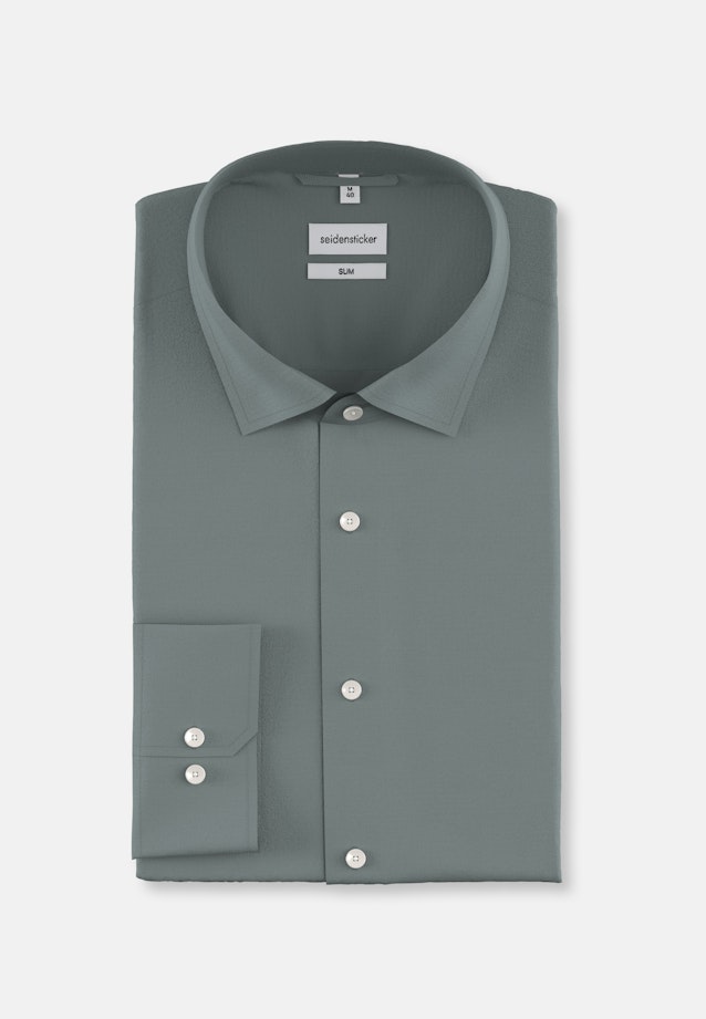 X-Slim Business Hemd Uni in Grün |  Seidensticker Onlineshop