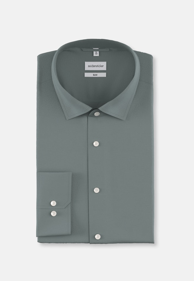 X-Slim Chemise d'affaires Uni dans Vert | Boutique en ligne Seidensticker