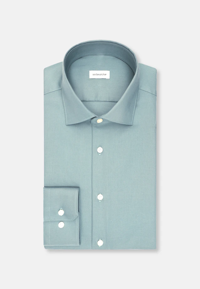 X-Slim Business shirt Uni in Green |  Seidensticker Onlineshop