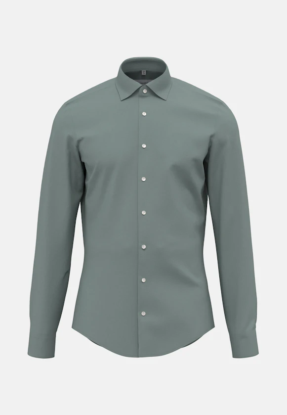 X-Slim Business shirt Uni in Green |  Seidensticker Onlineshop